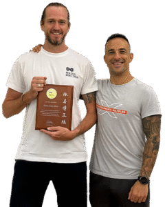 Tom Allison receiving his instructor level 2 certificate